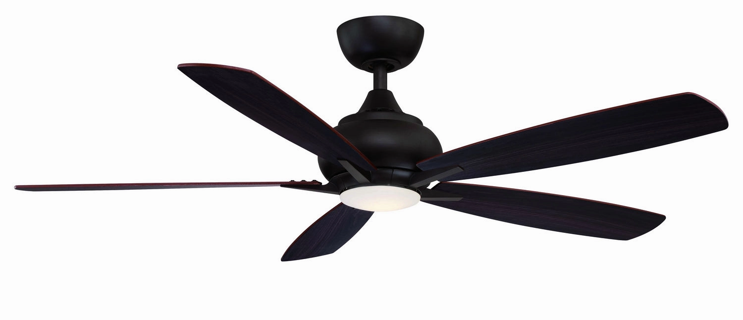 Fanimation Doren 52" Ceiling Fan with 17W LED Light and Remote Control Ceiling fan with adjustable speed settings