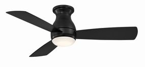 Fanimation Hugh 44" AC Indoor/Outdoor Flushmount Ceiling Fan with 18W LED Light and Remote Control Ceiling fan with adjustable speed settings