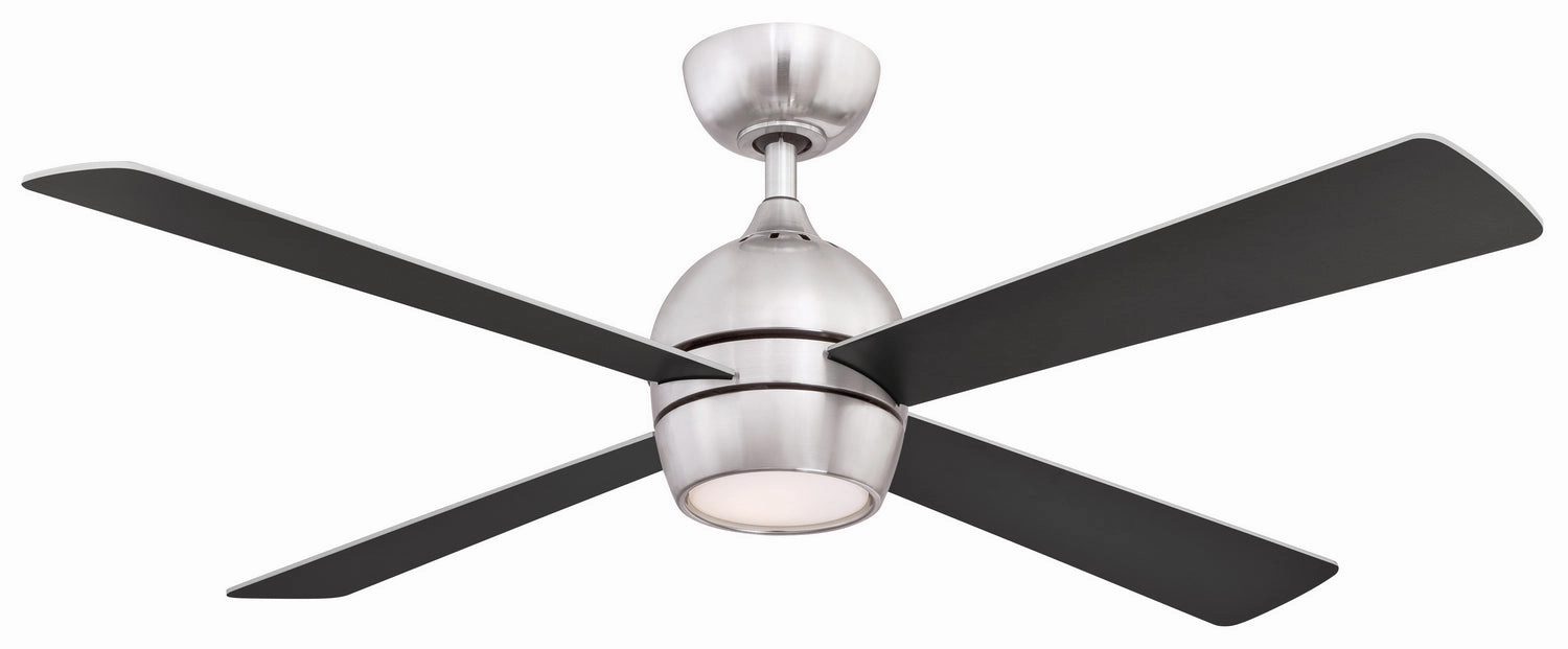 Fanimation Kwad 52" AC Motor Ceiling Fan with 18W LED Light and Remote Control
