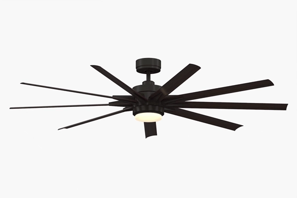 Fanimation Odyn 64" DC Indoor/Outdoor Mix & Match Ceiling Fan with 18W LED Light and Remote Control