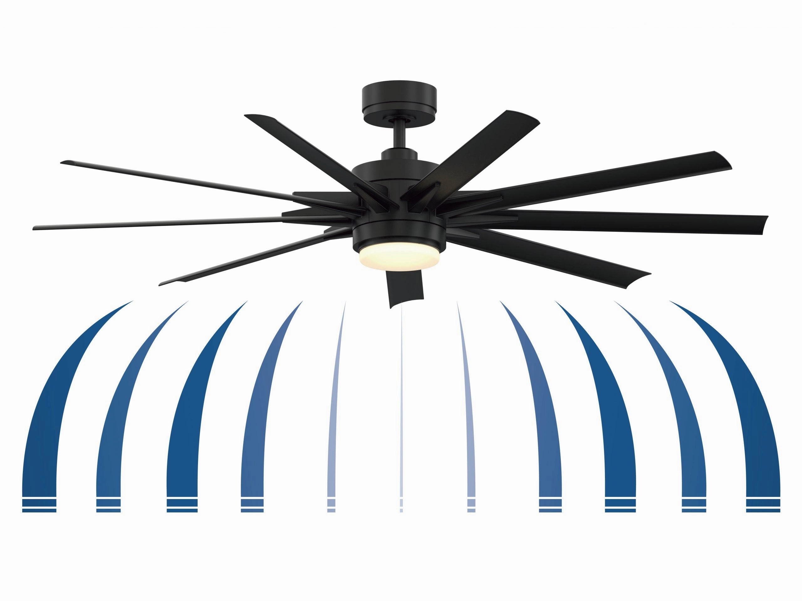 Fanimation Odyn 64" DC Indoor/Outdoor Mix & Match Ceiling Fan with 18W LED Light and Remote Control