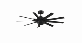 Fanimation Odyn 64" DC Indoor/Outdoor Mix & Match Ceiling Fan with 18W LED Light and Remote Control adjustable indoor fans for better cooling