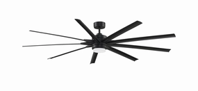 Fanimation Odyn 84" Indoor/Outdoor DC Ceiling Fan with 18W LED Light and Remote Control energy-saving indoor fans for bedrooms