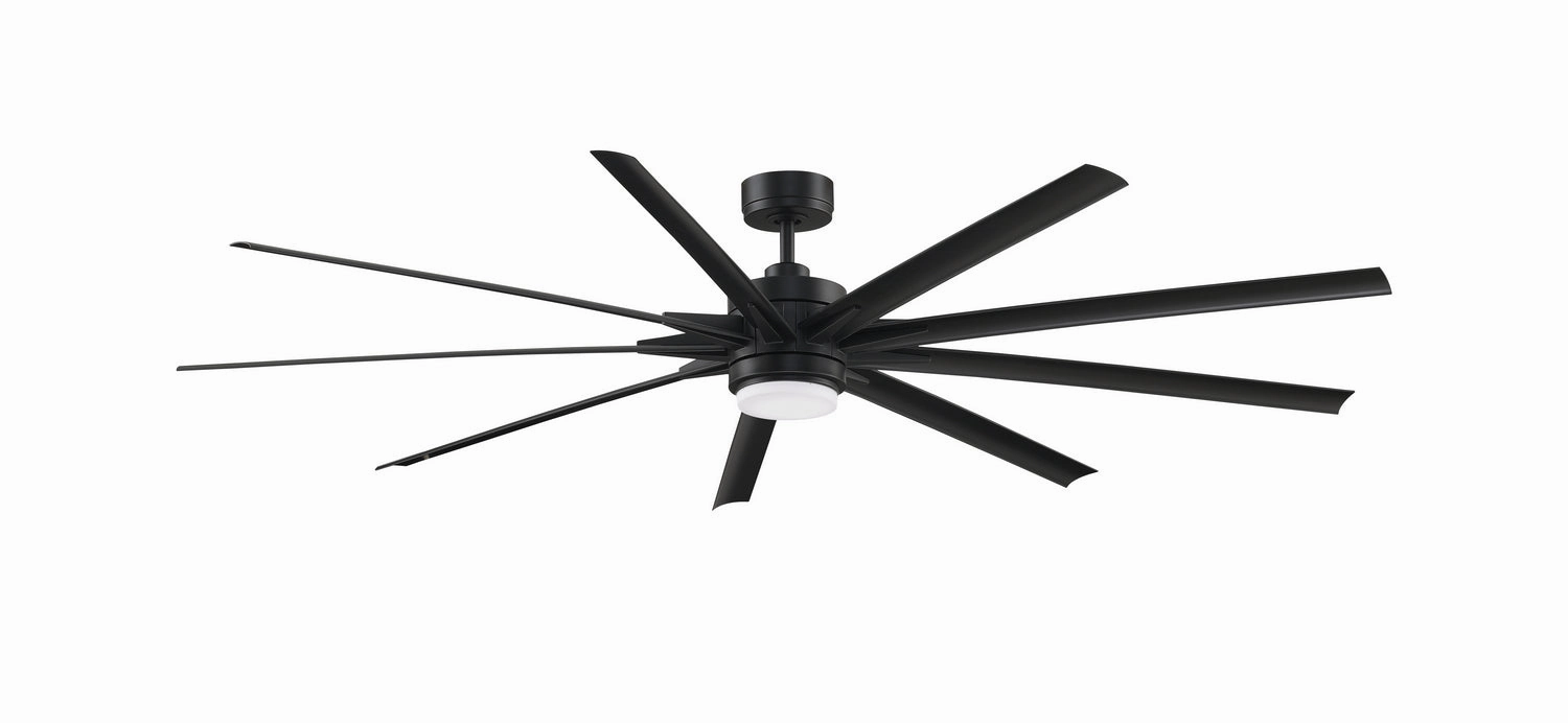 Fanimation Odyn 84" Indoor/Outdoor DC Ceiling Fan with 18W LED Light and Remote Control energy-saving indoor fans for bedrooms
