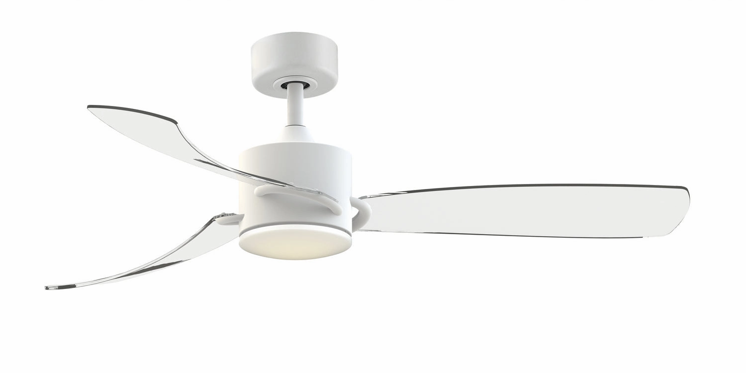 Fanimation SculptAire 52" Indoor//Outdoor Ceiling Fan with 18W LED Light and Remote Control whisper-quiet fans for indoor comfort