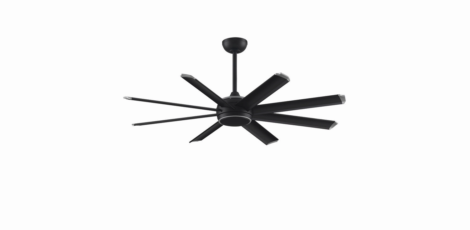 Fanimation Stellar 56" Indoor/Outdoor DC Mix & Match Ceiling Fan with 18W LED Light and Remote Control Energy-efficient ceiling fan with remote