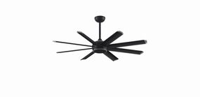 Fanimation Stellar 56" Indoor/Outdoor DC Mix & Match Ceiling Fan with 18W LED Light and Remote Control Energy-efficient ceiling fan with remote
