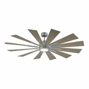 Farmhouse Ceiling Fan ceiling fans with integrated LED lighting