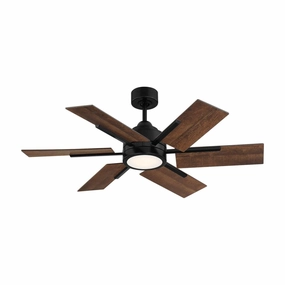 Farmhouse II Ceiling Fan ceiling fans with integrated LED lighting