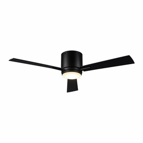Finnley 52"Ceiling Fan Black ifan smart fans for connected homes