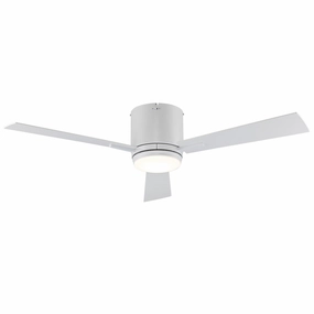 Finnley 52"Ceiling Fan White ifan smart fans for connected homes