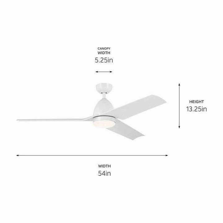 Fit 54" LED Ceiling Fan