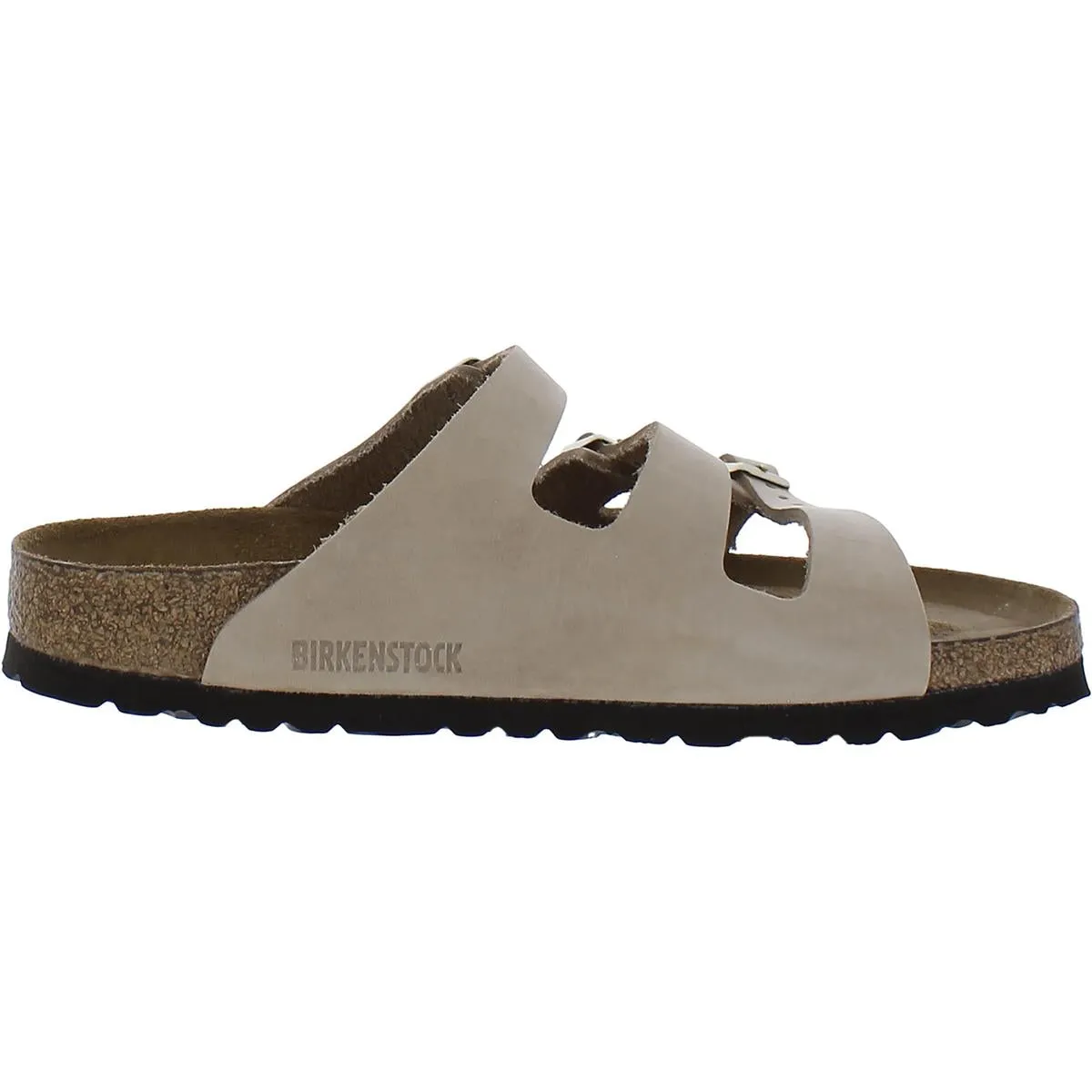 Flordia Fresh SFB Womens Nubuck Strappy Slide Sandals