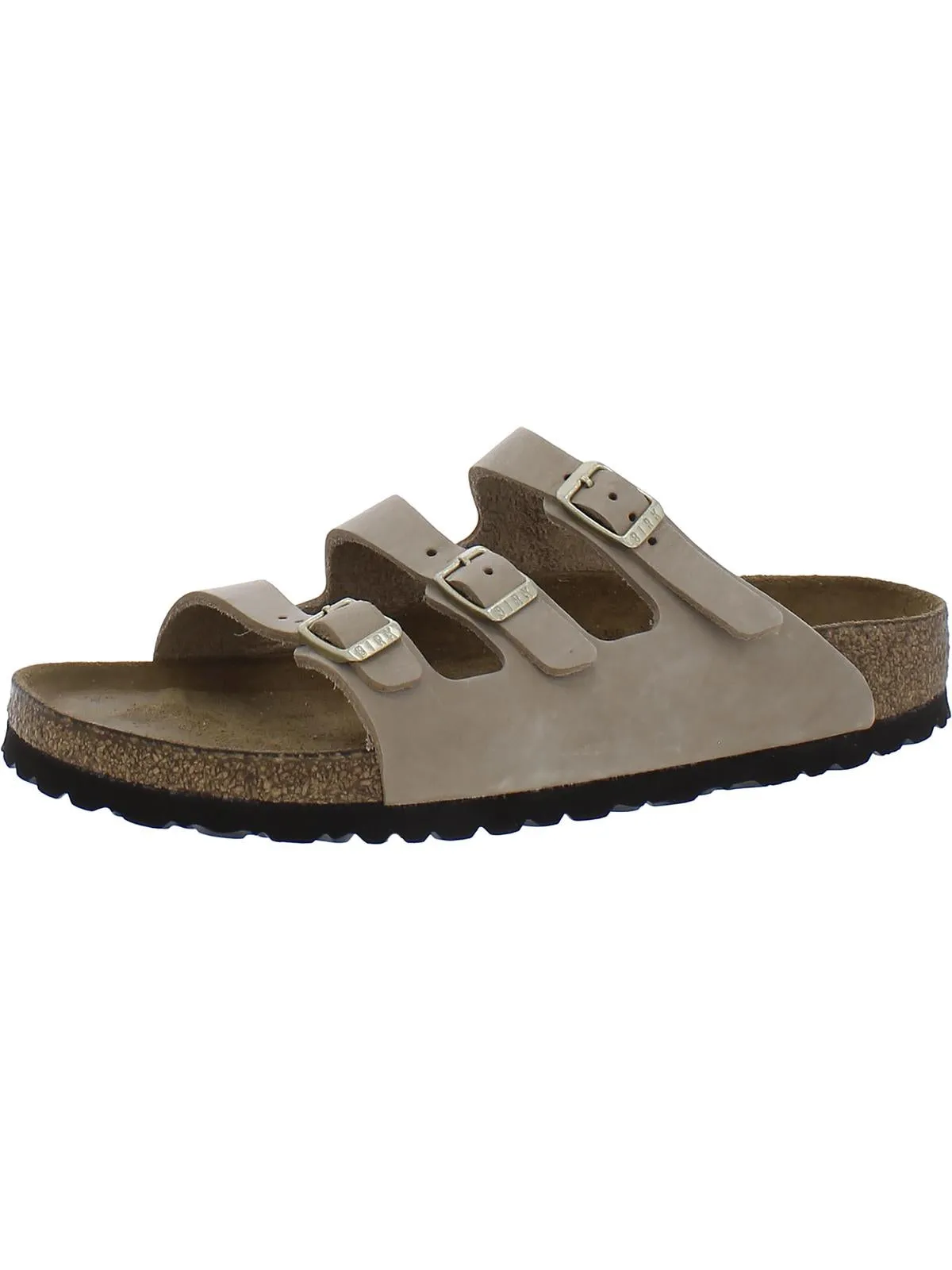Flordia Fresh SFB Womens Nubuck Strappy Slide Sandals