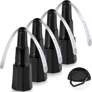 Fly Fans for Tables, Bug Fans with Holographic Blades, Battery Operated Fly Repellent Fan, Keep Flies Away from Picnic, BBQ, Restaurant, Party, Indoor and Outdoor, 4 Pack Battery-powered portable fan