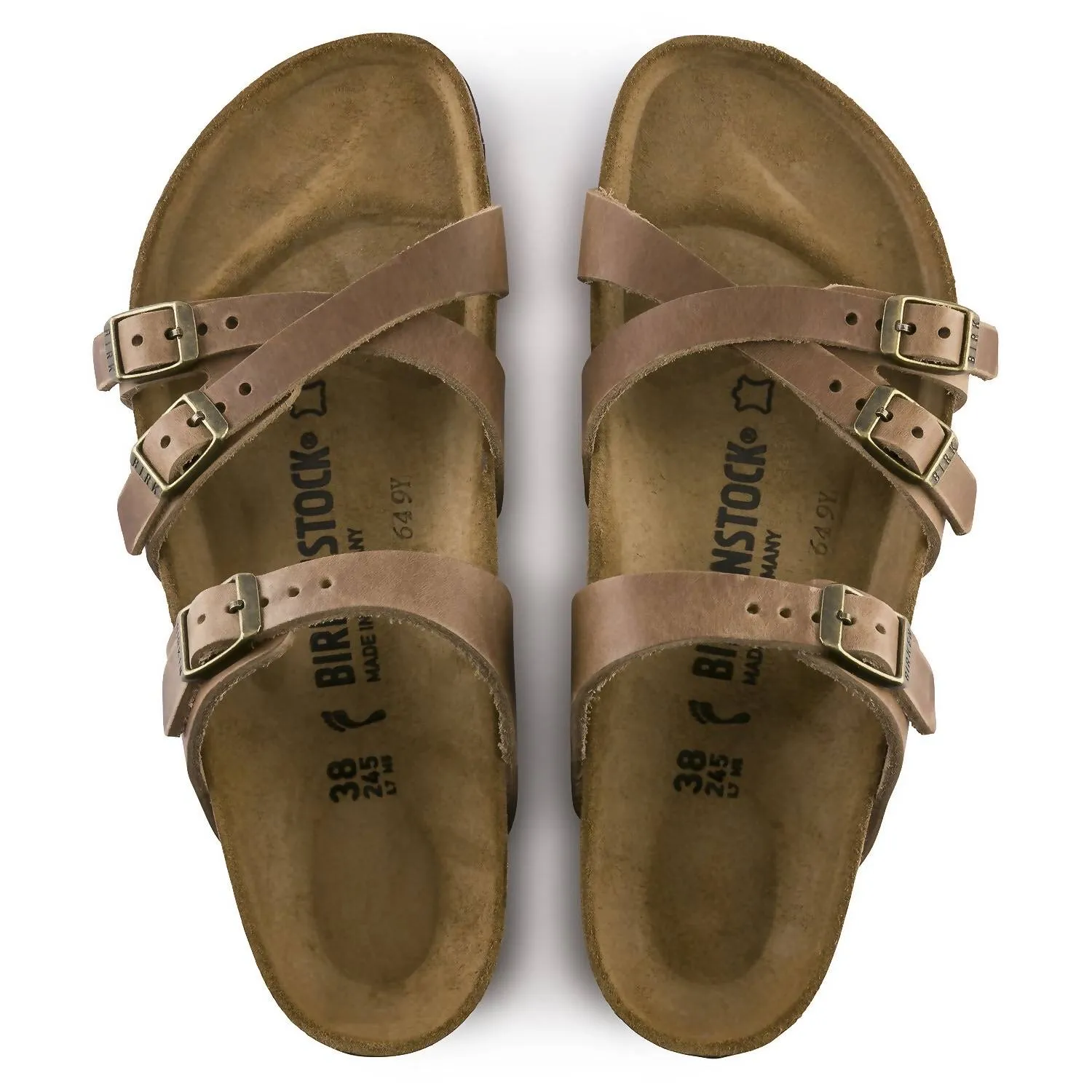 Franca Strappy Sandal In Brown Brown