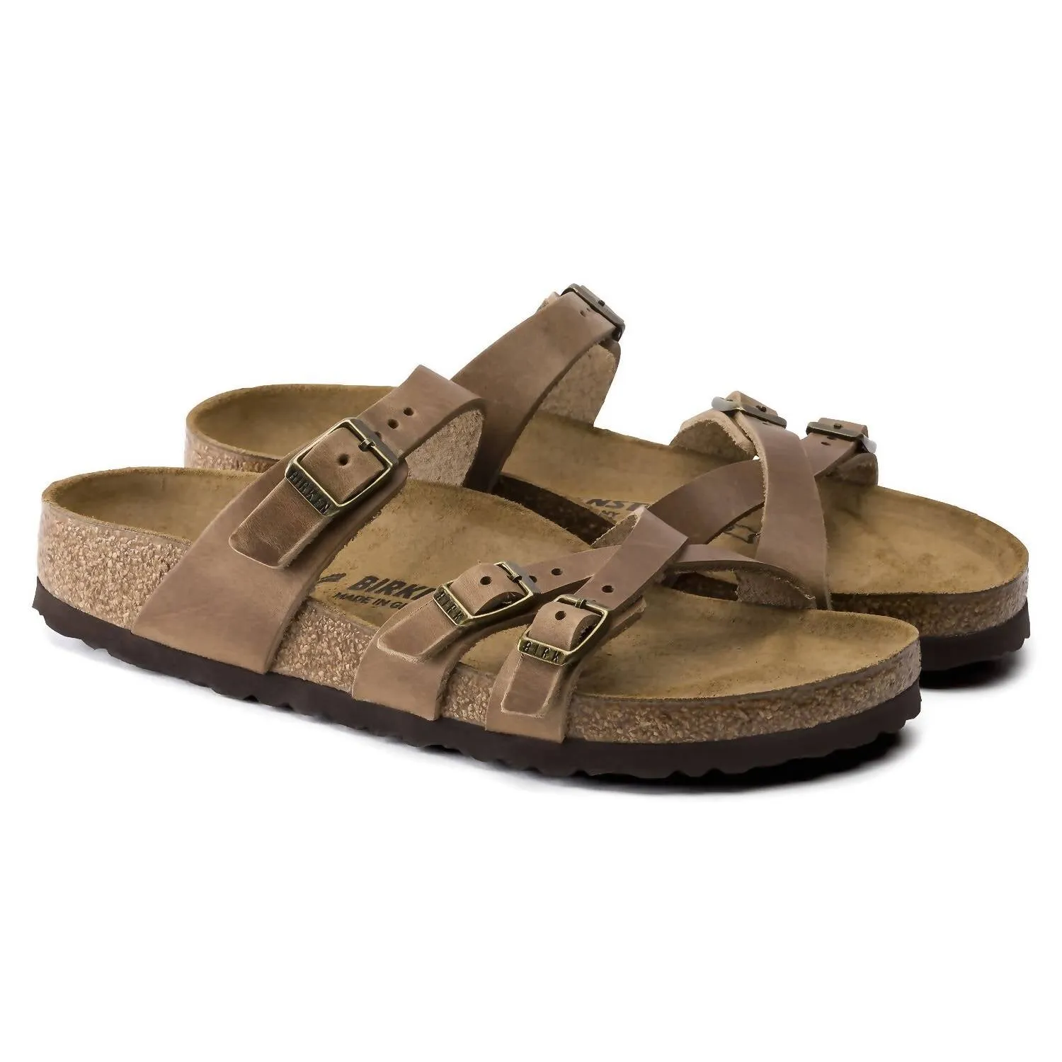 Franca Strappy Sandal In Brown Brown