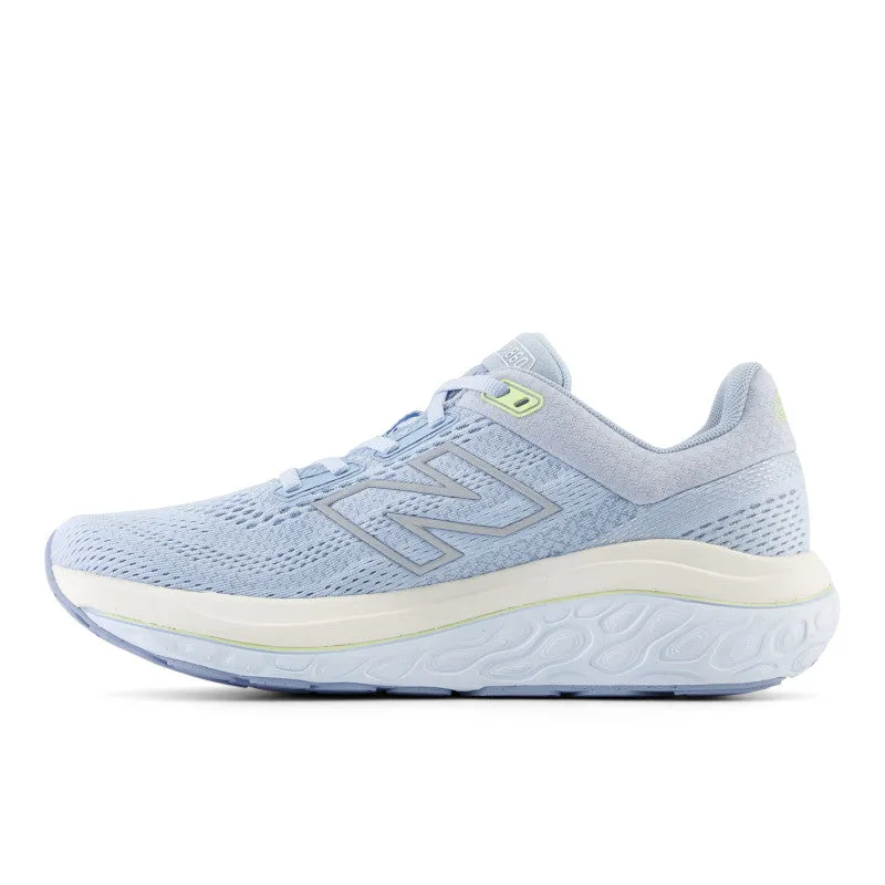Fresh Foam X 860v14 - Light Chrome Blue with Limelight and Bleached Lime Glo - Women's