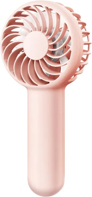 Gaiatop Mini Portable Fan, 3 Speed Powerful Handheld Fan, 2000mAh Battery Operated Cute Design Personal Small Fan, USB Rechargeable Makeup Eyelash Hand Fan Travel Essentials for Women Girls Pink Mini handheld fan for personal cooling