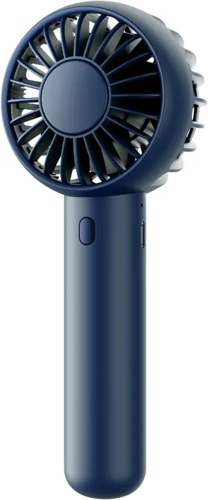 Gaiatop Mini Portable Fan, Navy Blue, Cute Design, Powerful Wind, Handheld and Desktop, Rechargeable Battery Mini handheld fan for personal cooling