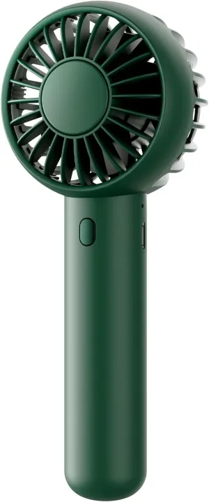 Gaiatop Mini Portable Fan, Navy Green, Cute Design, Rechargeable Battery, Handheld and Desktop, Small and Light Mini handheld fan for personal cooling