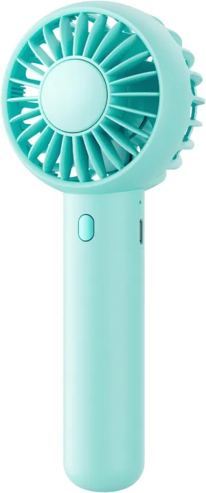 Gaiatop Mini Portable Fan, Small and Powerful, Cute Design 3 Speed Personal Handheld fan and Desktop with Base, Lightweight USB Rechargeable for Travel Lash Makeup Girl Women Summer Gift Green Mini handheld fan for personal cooling