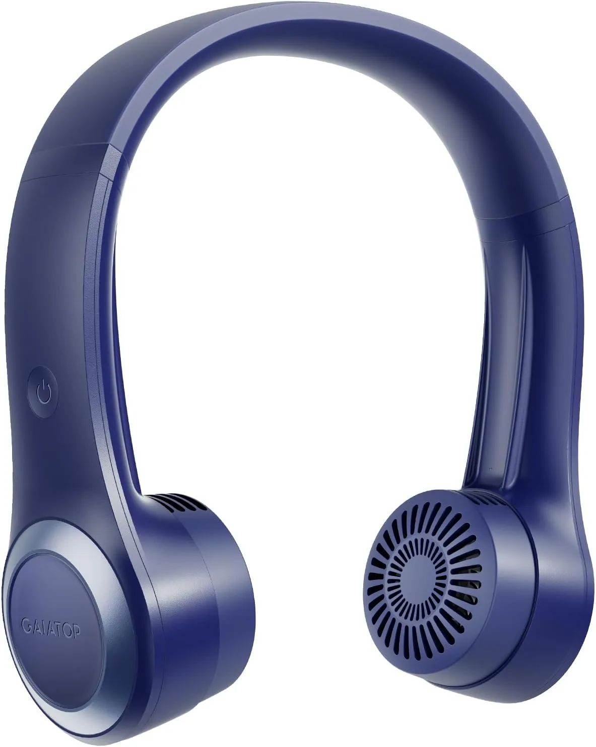 Gaiatop Portable Neck Fan, 4000mAh Rechargeable Hands Free Bladeless Mini Fans, 3 Speeds Air Outlet Can Rotate 70, Free Adjustment Personal Wearable Cooling Fan Suitable for Travel Office Blue Neck fan for hands-free comfort