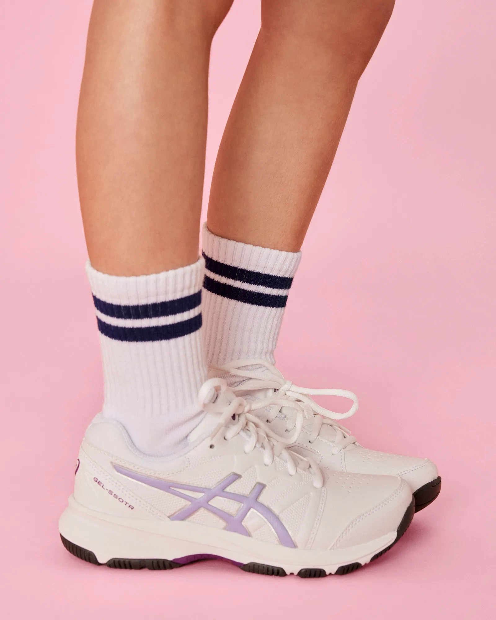Gel-550TR Grade School White/Vapor Asics Shoes