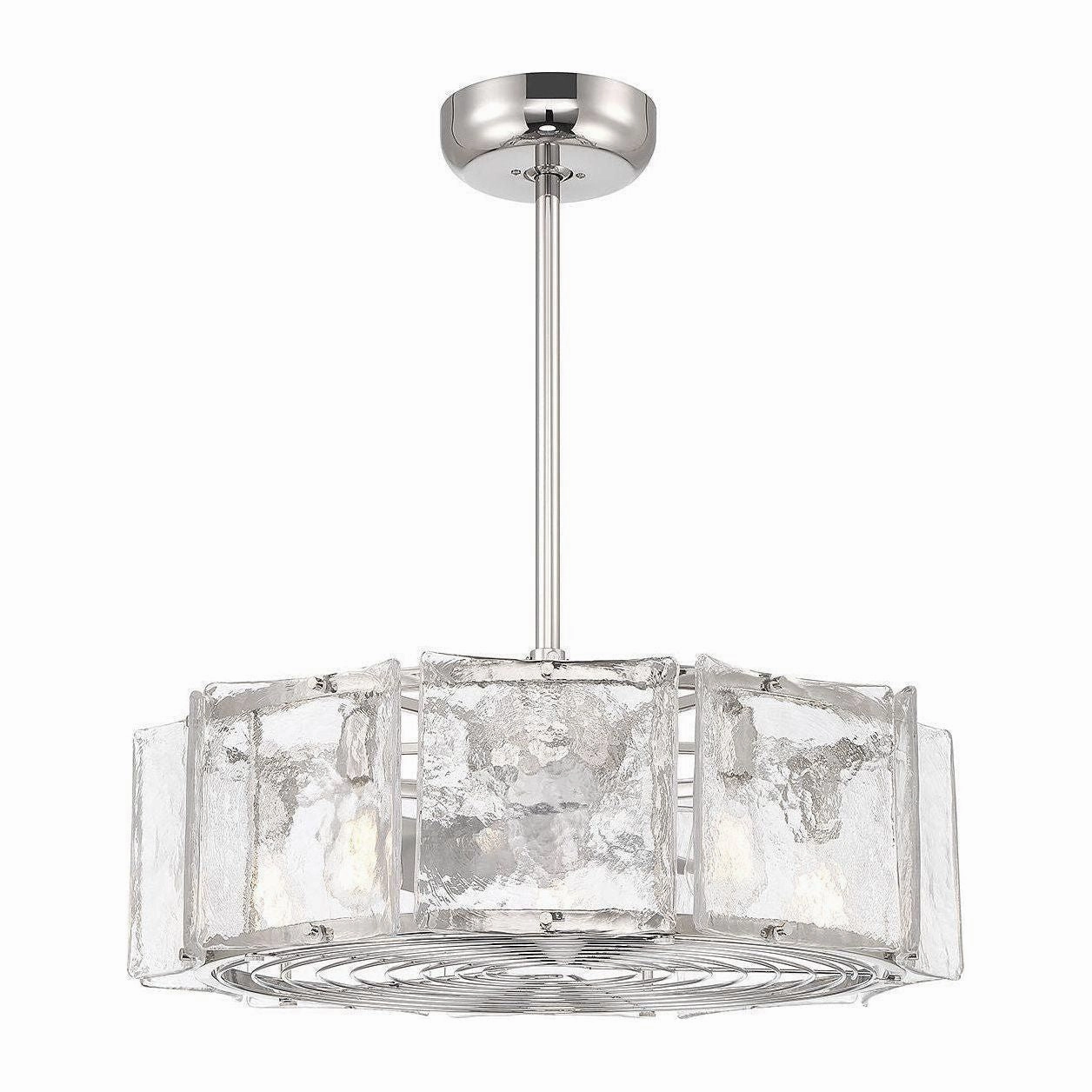 Genry 5-Light LED Fan D'Lier led ceiling fans with light and remote
