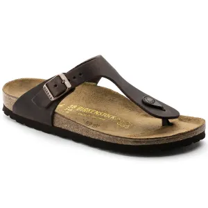 Gizeh Oiled Leather Sandal in Habana