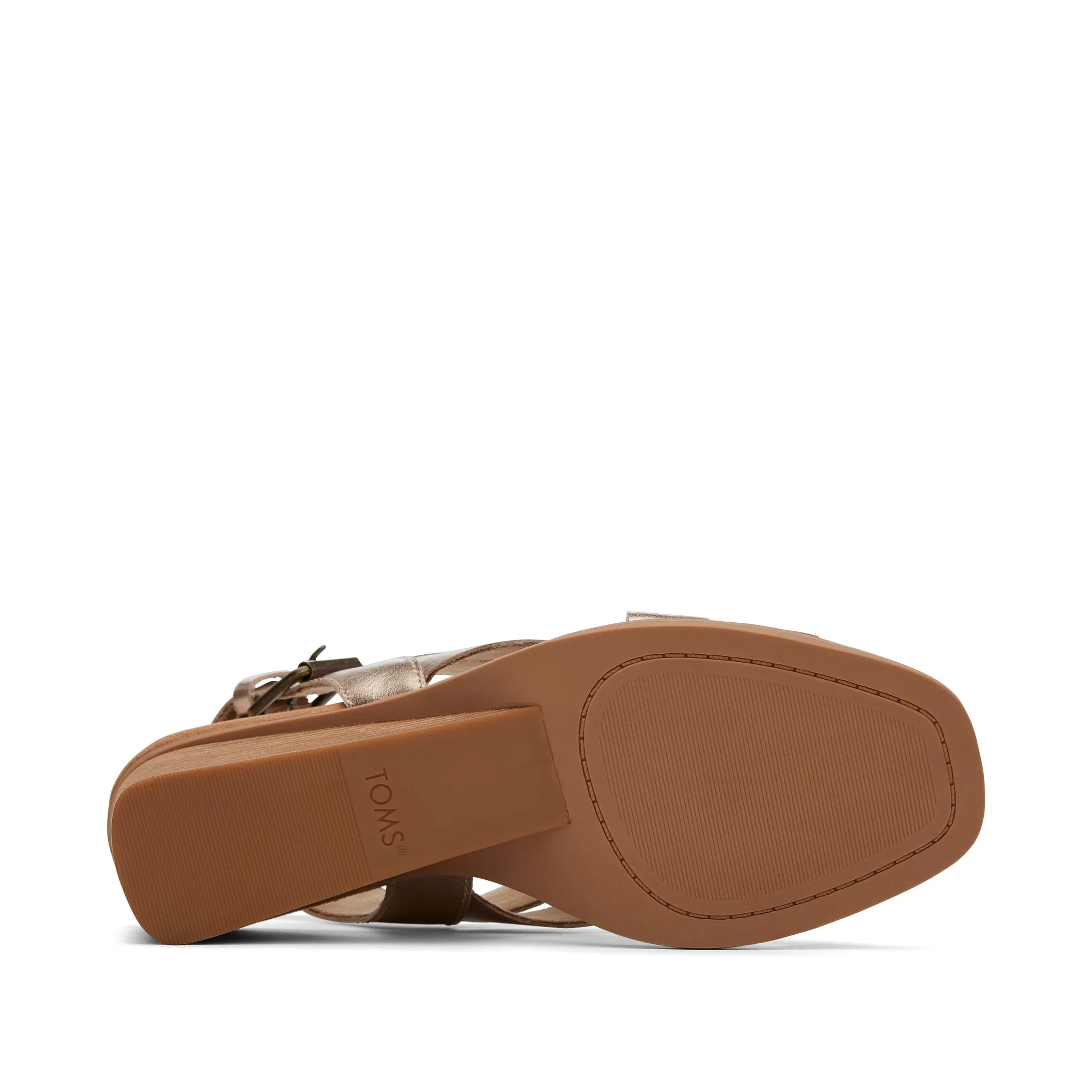 Gracie Gold Leather Wedge Sandal