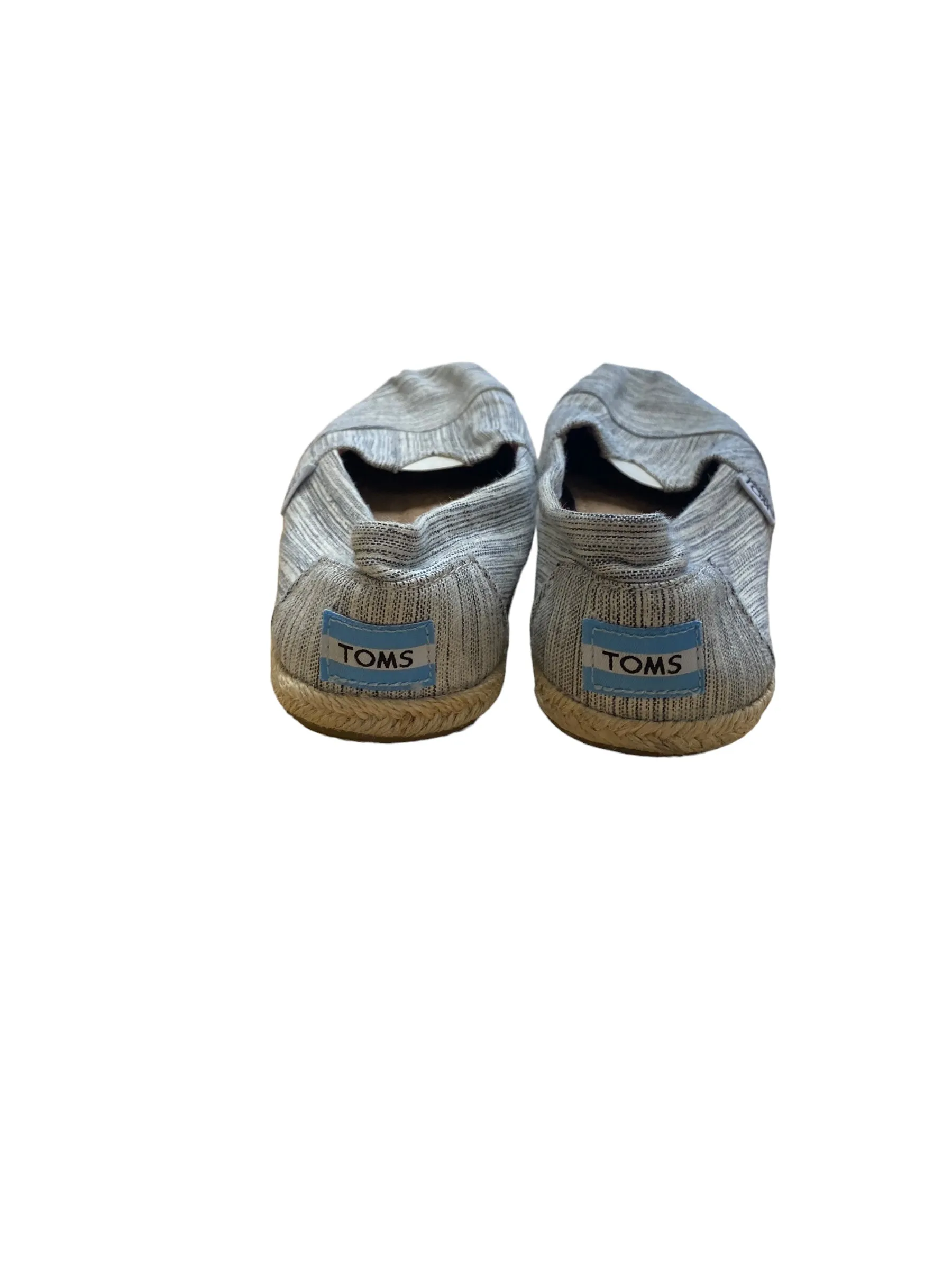 Grey Shoes Flats Toms, Size 5 toms