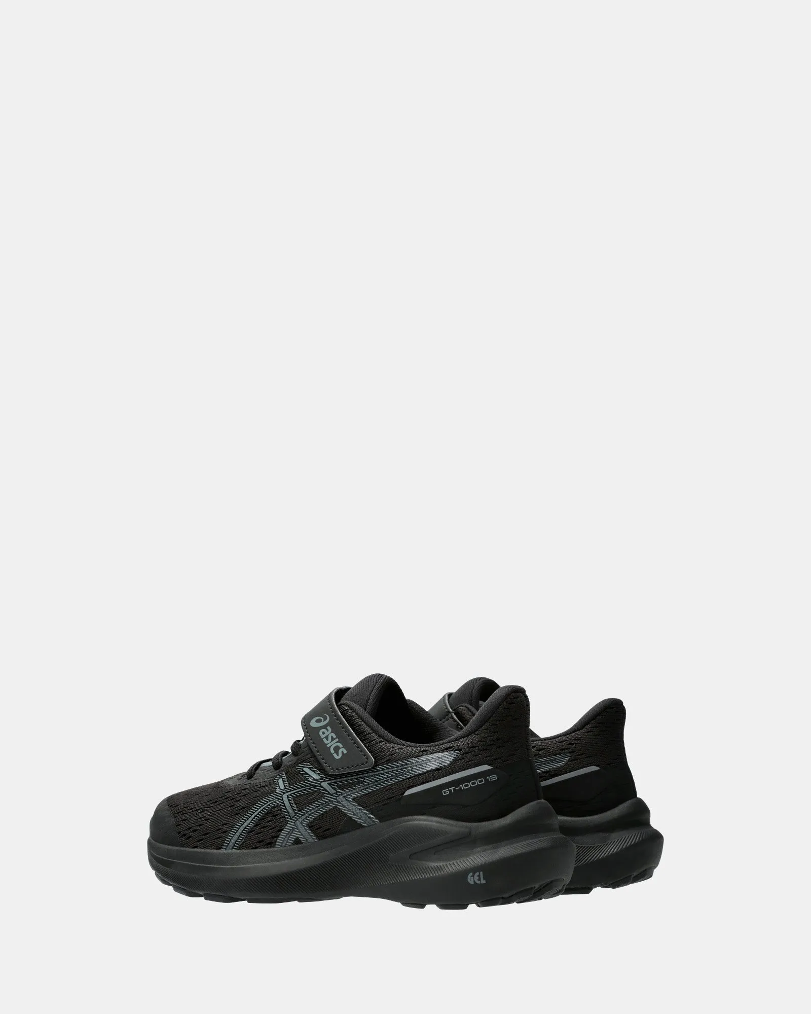 GT-1000 13 Black Grade School Black/Steel Grey Asics Shoes