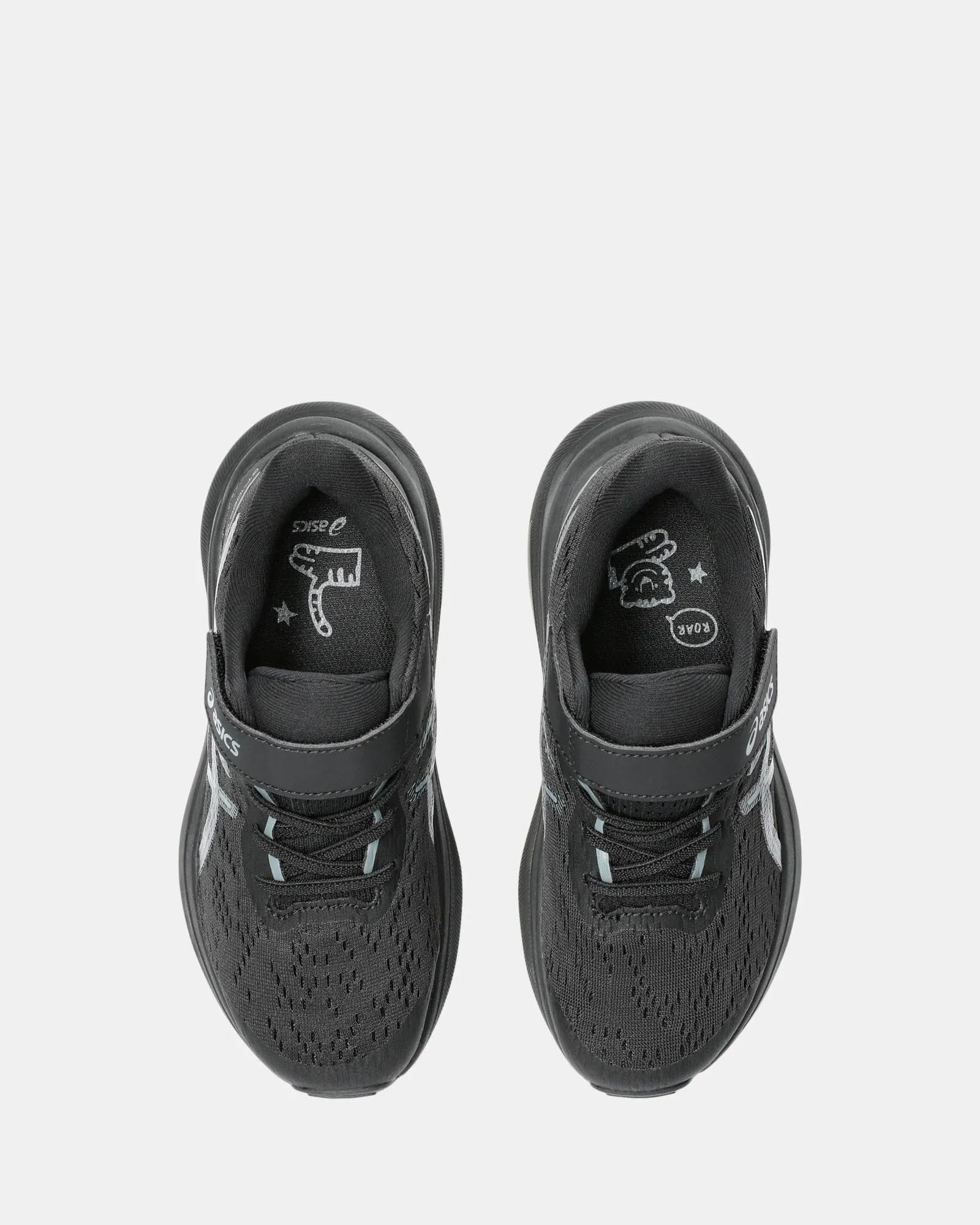 GT-1000 13 Black Grade School Black/Steel Grey Asics Shoes