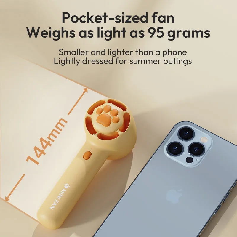 Hand-held Mini Fan - cat claw
