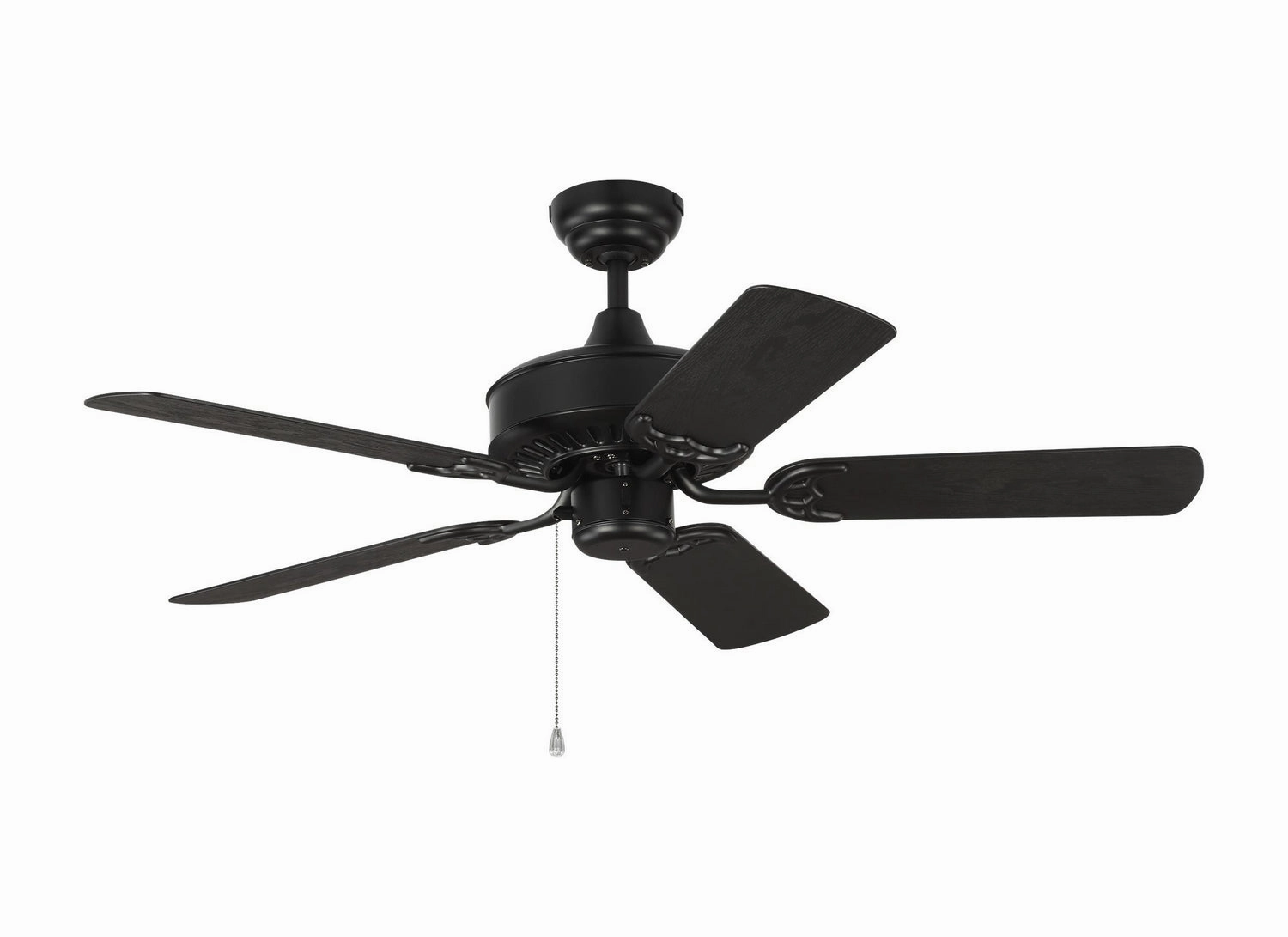 Haven Outdoor 44" Ceiling Fan in Matte Black powerful indoor fans for whole-room cooling