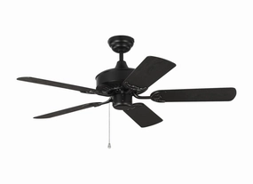 Haven Outdoor 44" Ceiling Fan in Matte Black powerful indoor fans for whole-room cooling