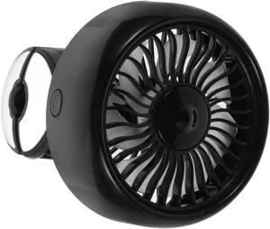 Healifty Car Fan for Back Seat Powered Headrest Cooling Fan Automotive Boys and Girls Comfort Easy to Use Stylish Decor Rear-mounted fan for childrens safety