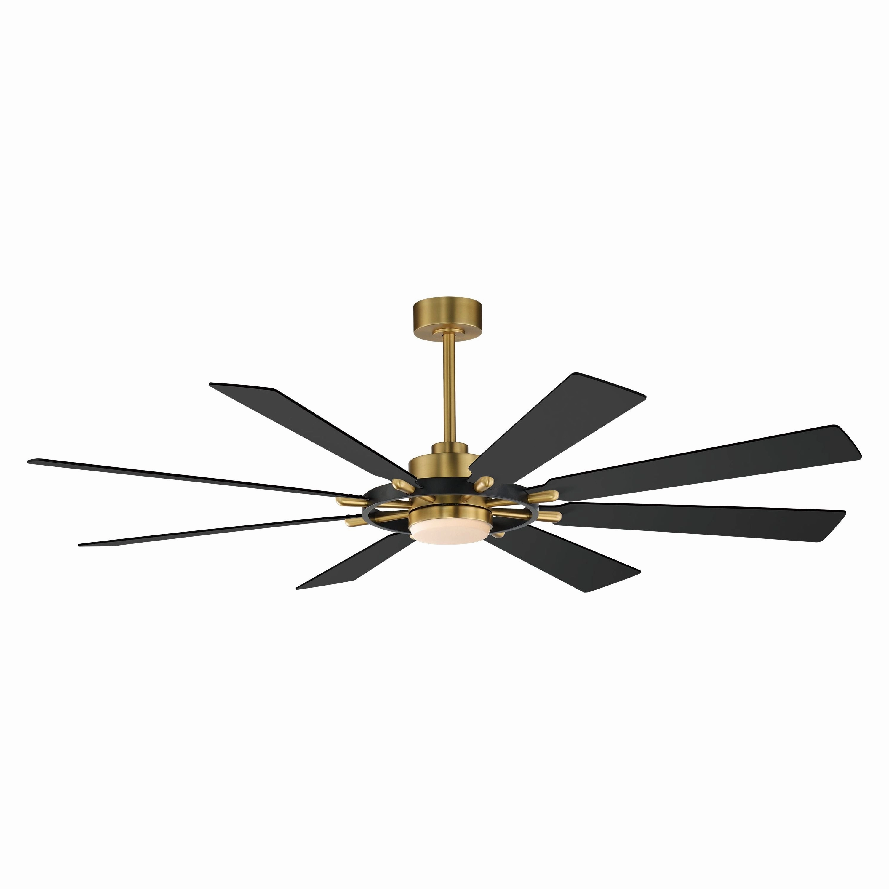 Helm 72" Indoor Fan with LED Light Kit led ceiling fans with light and remote