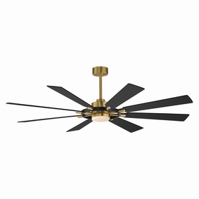 Helm 72" Indoor Fan with LED Light Kit ceiling fans with integrated LED lighting