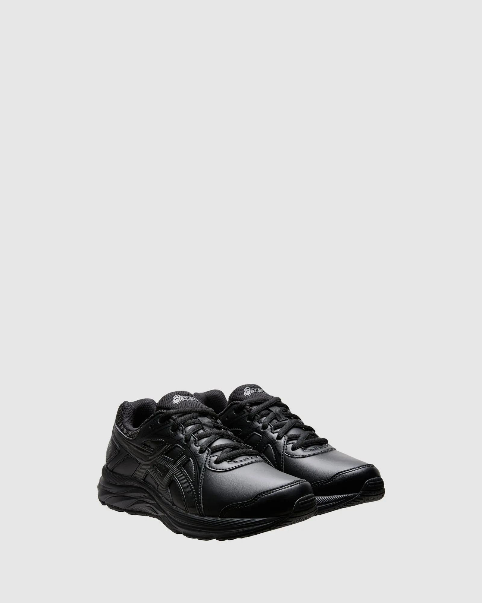 Hibana Grade School Black Asics Shoes