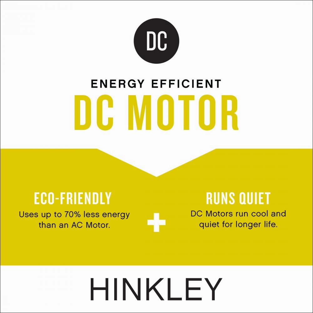 Hinkley Fan Vail Flushmount 52" Smart Outdoor DC 16W LED Ceiling Fan with Hiro Control