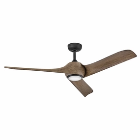 Hinkley Tiburon | Outdoor Ceiling Fan with 16W LED & HIRO Control - 6 Speed Reversing Energy-efficient ceiling fan with remote