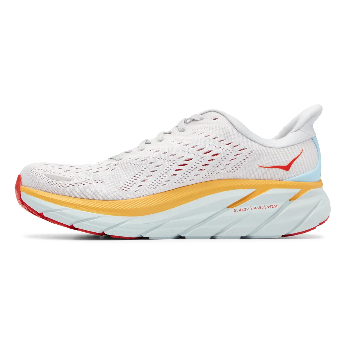 Hoka Clifton 8 - Nimbus Cloud - Blanc de Blanc