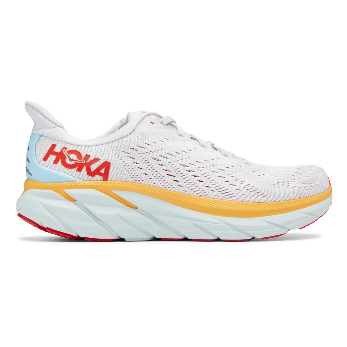 Hoka Clifton 8 - Nimbus Cloud - Blanc de Blanc