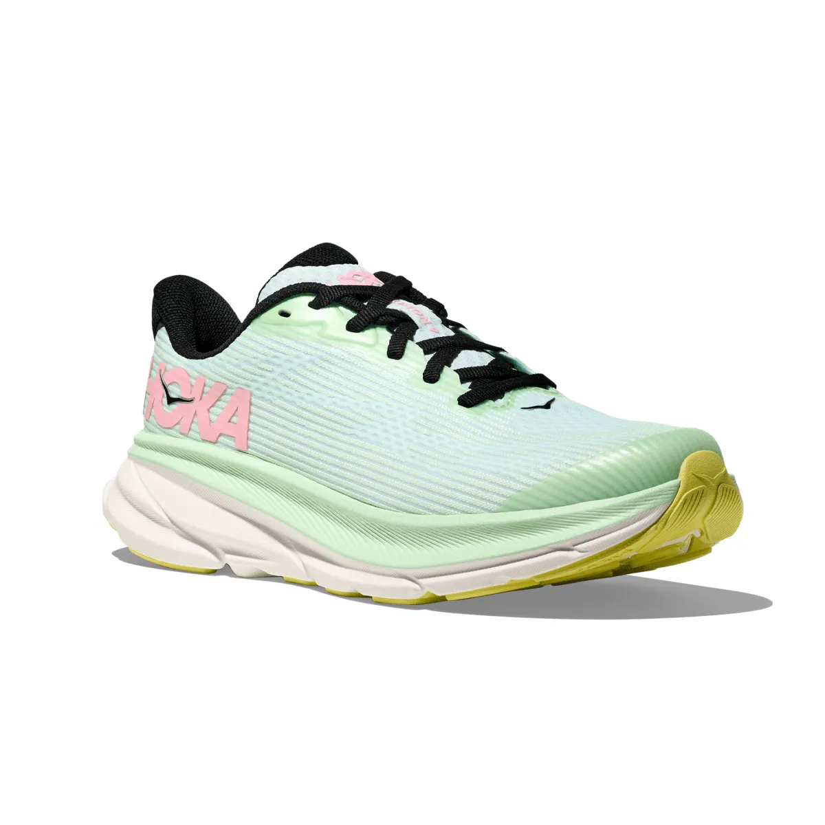 Hoka One One Kid's (Grade School) Clifton 9 Mint Fluorite/Snow Melt Hoka One One Shoes