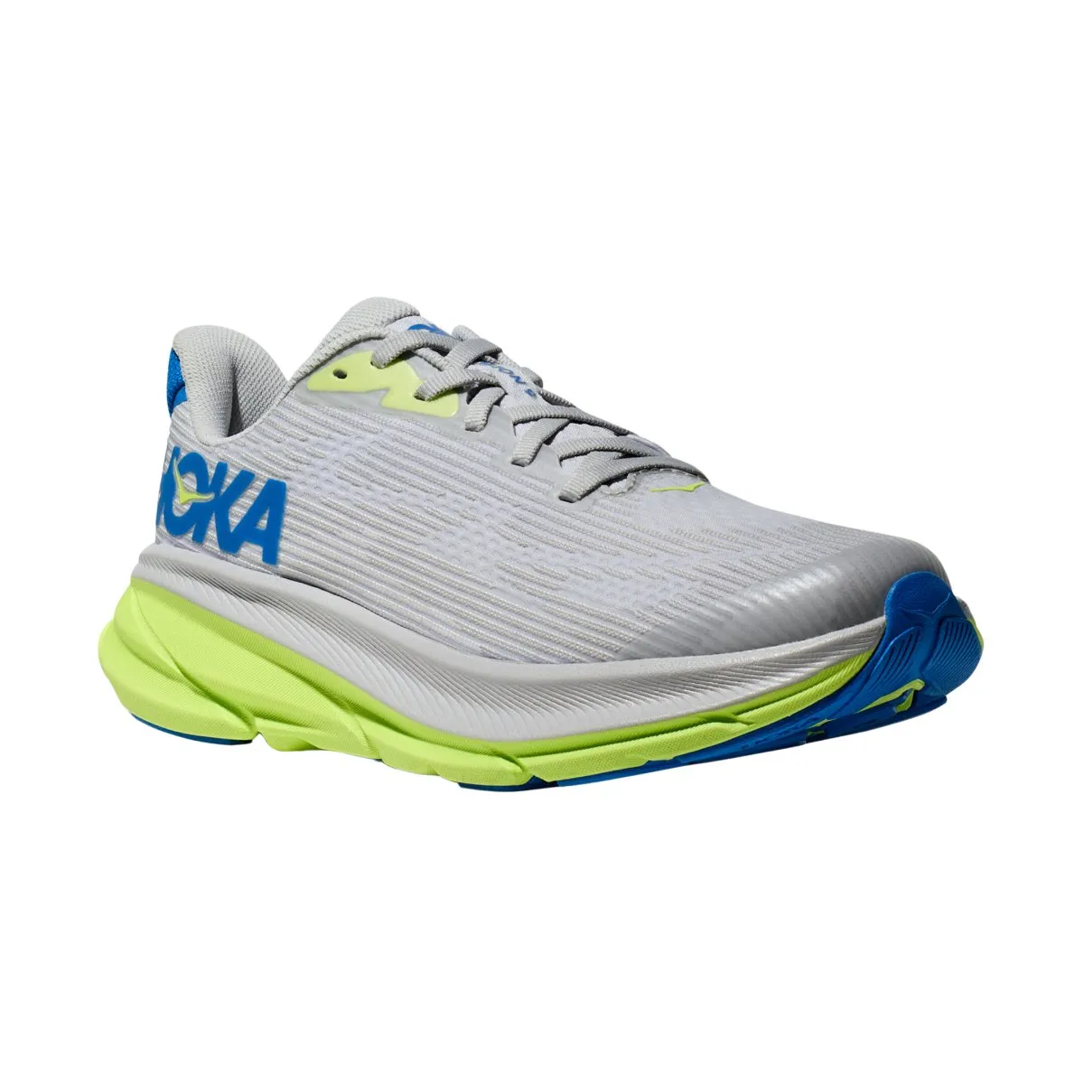 Hoka One One Kid's (Grade School) Clifton 9 Stardust/Electric Cobalt Hoka One One Shoes