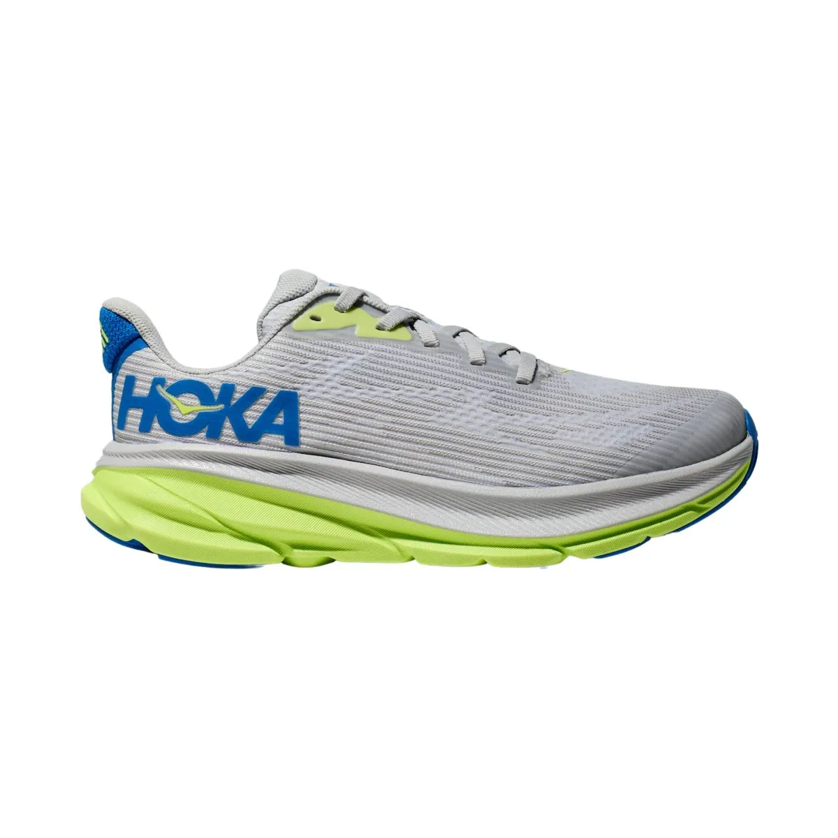 Hoka One One Kid's (Grade School) Clifton 9 Stardust/Electric Cobalt Hoka One One Shoes