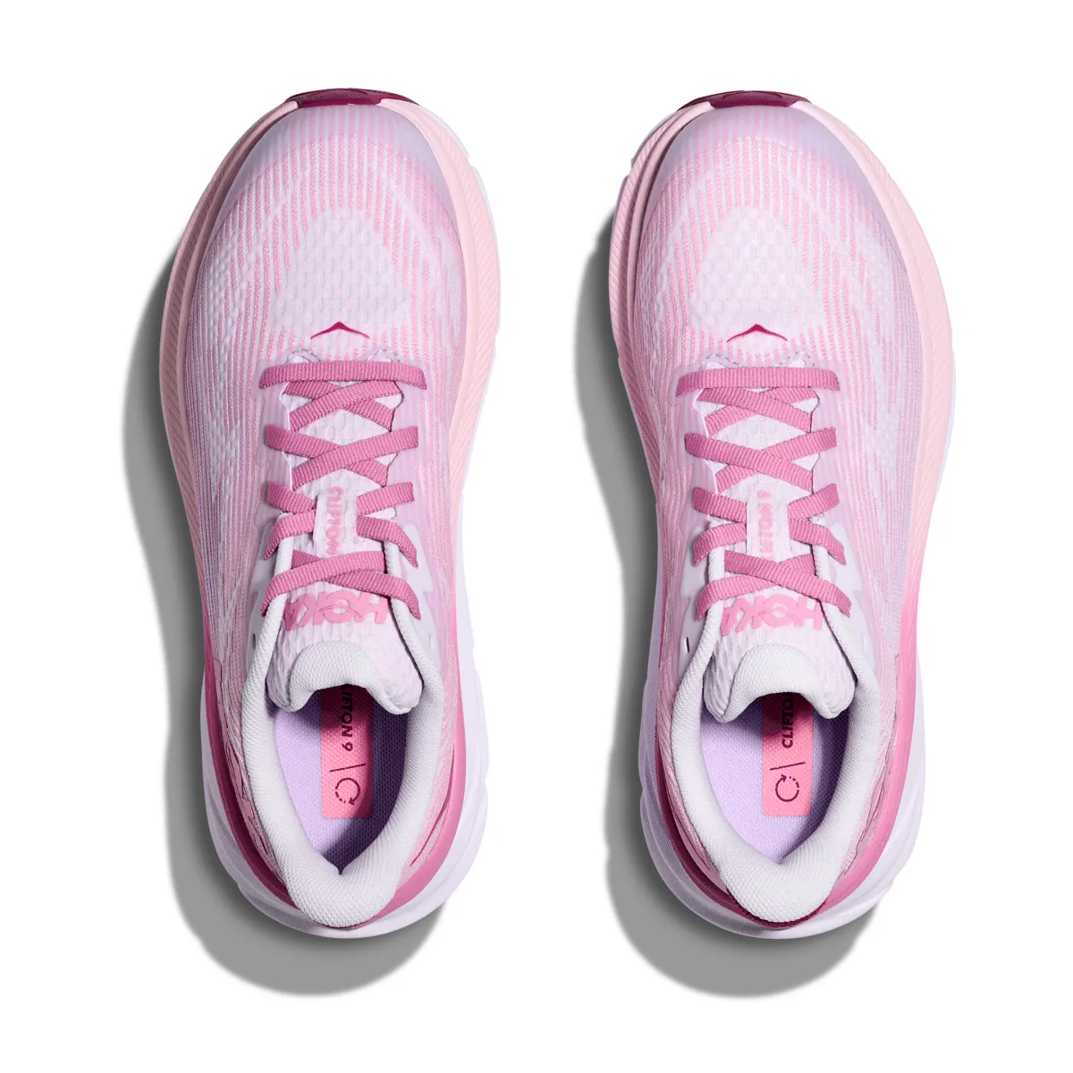 Hoka One One Kid's (Grade School) Clifton 9 Starlight Glow/Wildflower Hoka One One Shoes