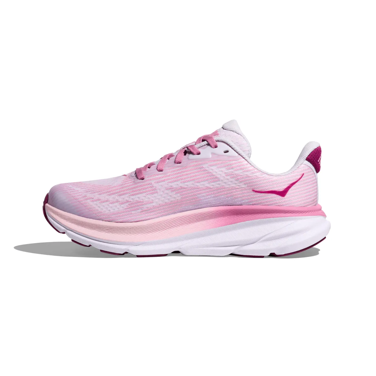 Hoka One One Kid's (Grade School) Clifton 9 Starlight Glow/Wildflower Hoka One One Shoes
